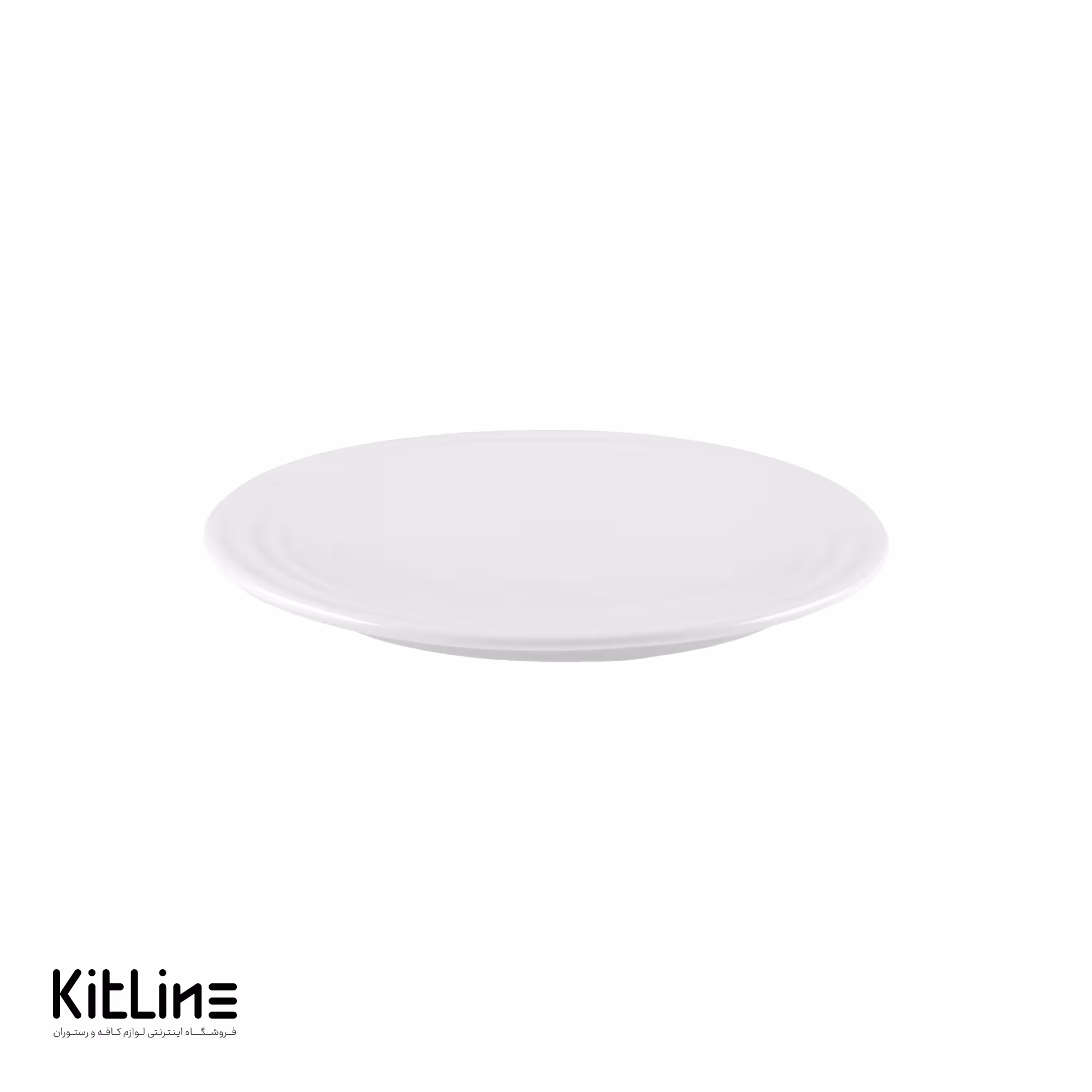 پیشدستی پرسلین 21 سانتیمتری سفید آرتیزان مدل رینگ