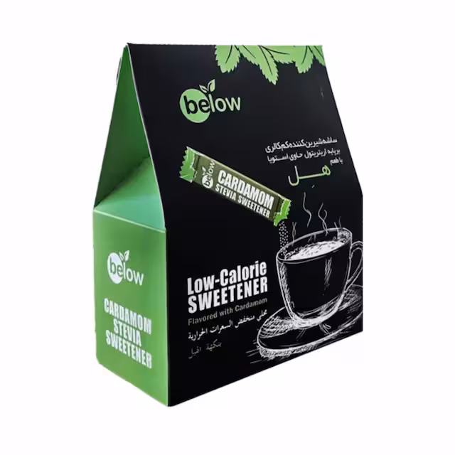 ساشه شیرین کننده کم کالری با طعم هل