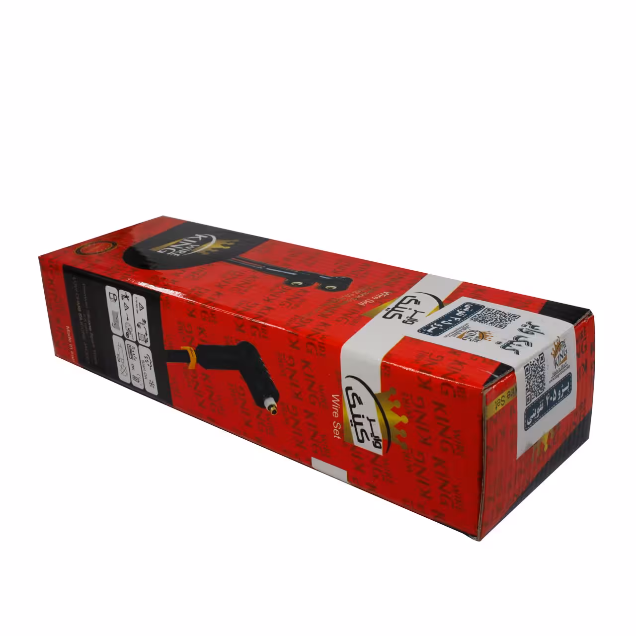 وایر شمع پژو 405 تقویتی کینگ وایر دست 4 عددی 