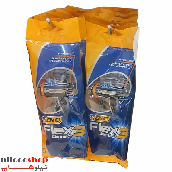خود تراش 3 لبه بیک مدل فلکس بسته 3 عددی