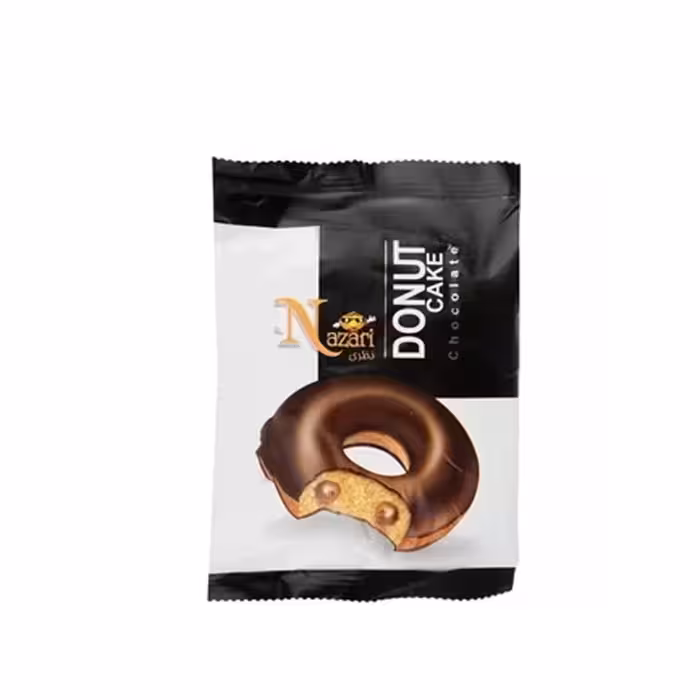 کیک دونات با روکش چیپس شکلات نظری 65 گرمی 32 عددی