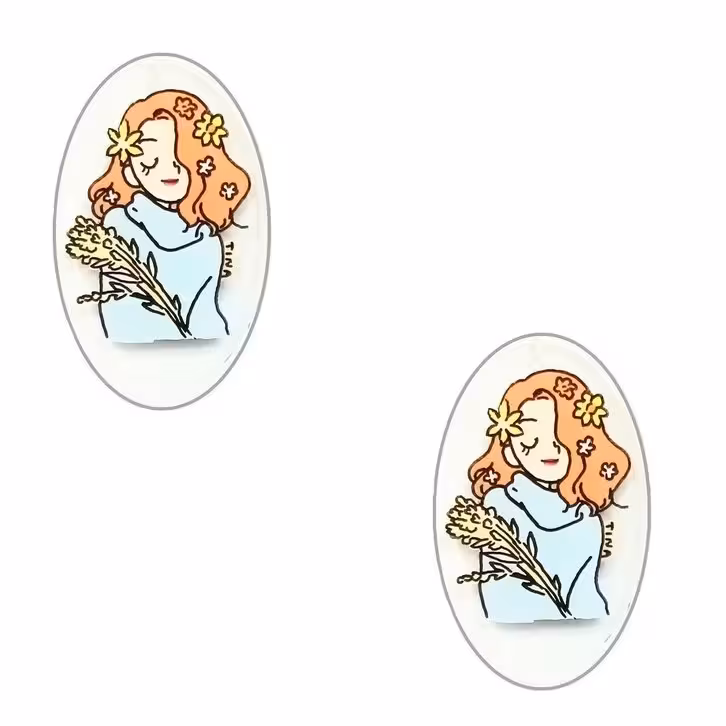 مگنت تزئینی مدل Girl کد 048