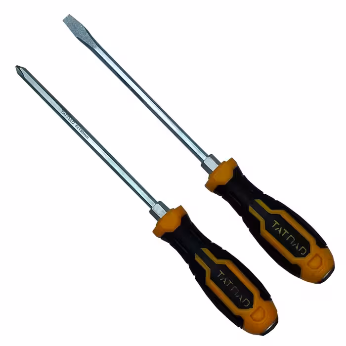 پیچ گوشتی ضربه خور دوسو و چهارسو تاتناد مدل TTR-2 مجموعه 2 عددی | کالا مکس