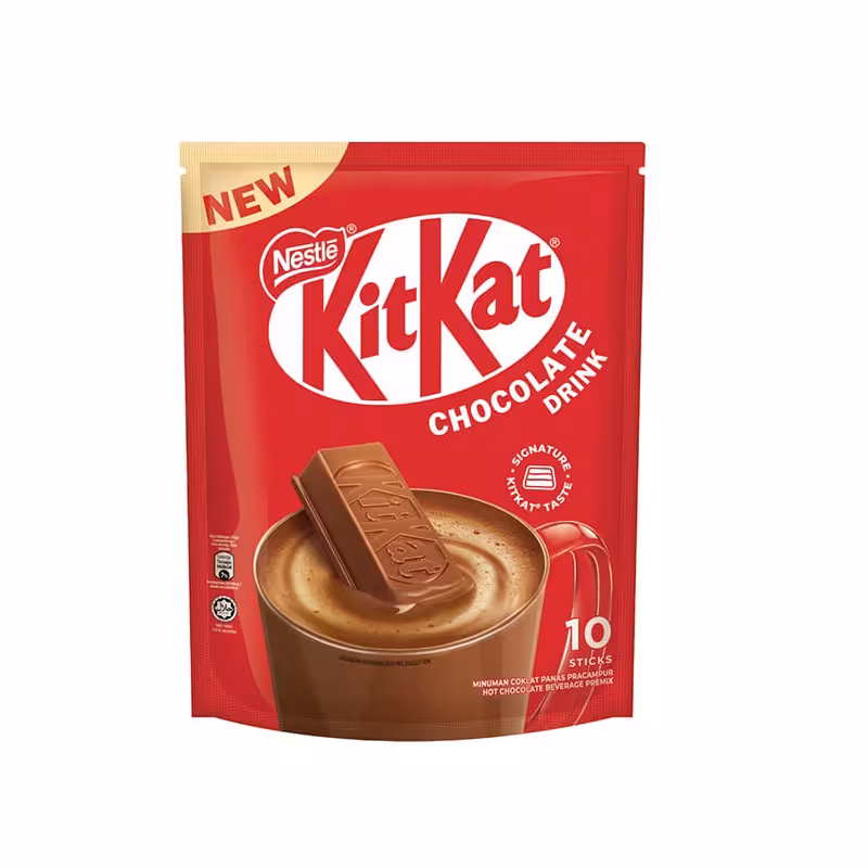 پودر شکلات داغ کیت کت KitKat بسته 10 عددی