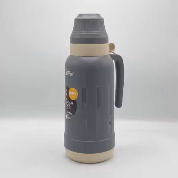 فلاسک مسافرتی 1/8 لیتر شیشه دار بژ 79T180