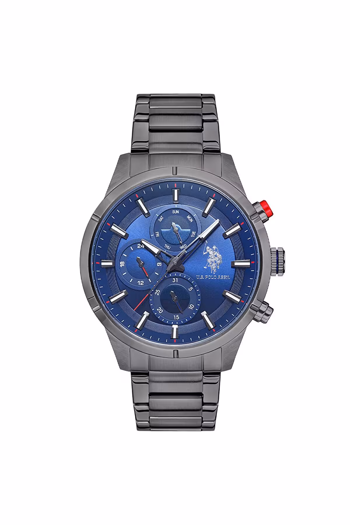 ساعت خاکستری مردانه مچی USPA1014 05 اورجینال US Polo Assn