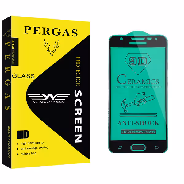 محافظ صفحه نمایش سرامیکی وایلی نایس مدل Pergas Glass مناسب برای گوشی موبایل سامسونگ Galaxy J5 Prime
