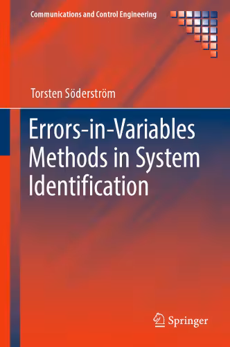 خرید و دانلود نسخه کامل کتاب Errors-in-variables methods in system identification