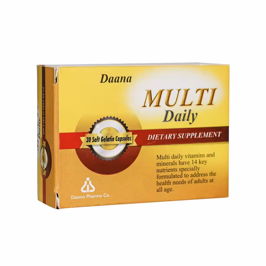 کپسول مولتی دیلی دانا 30 عدد