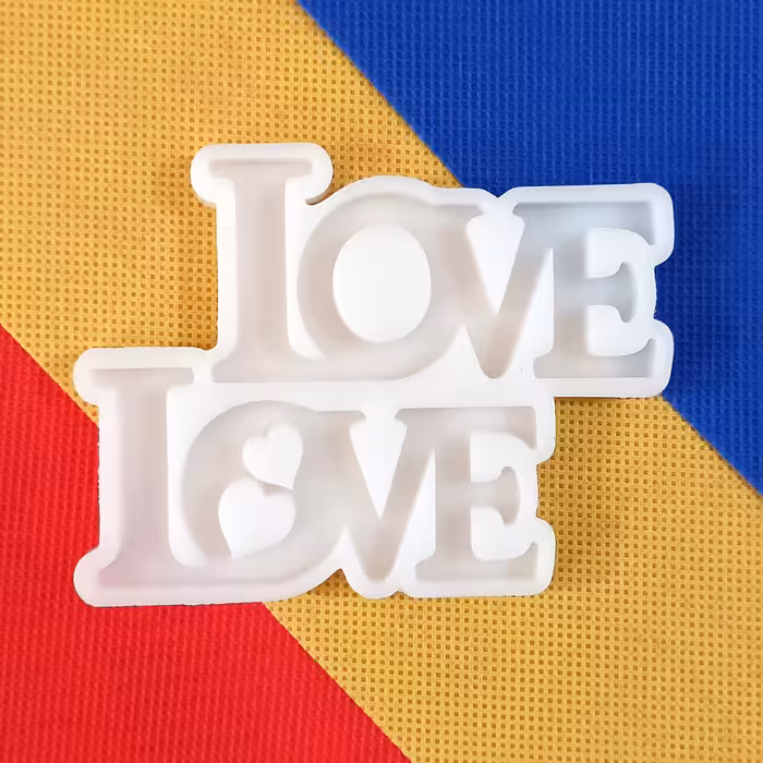 قالب رزین مدل جاکلیدی کد LOVE