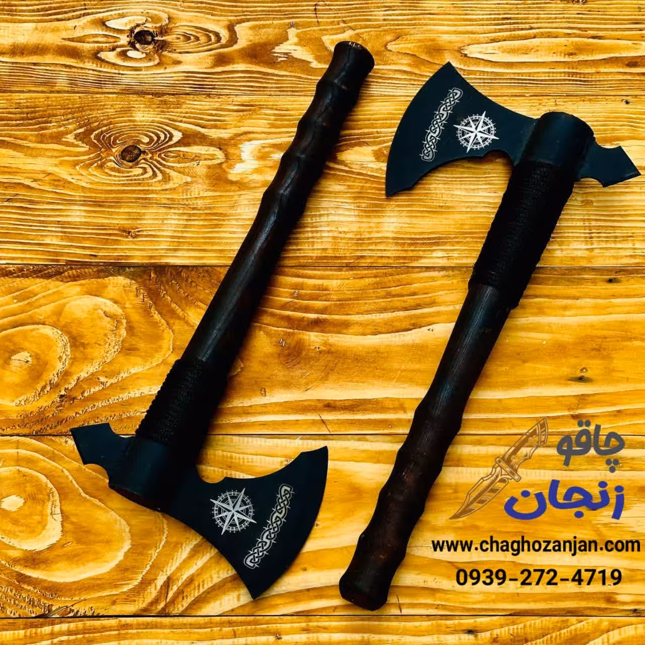 تبر چکشی تیغه مشکی دستساز زنجان قیمت مناسب