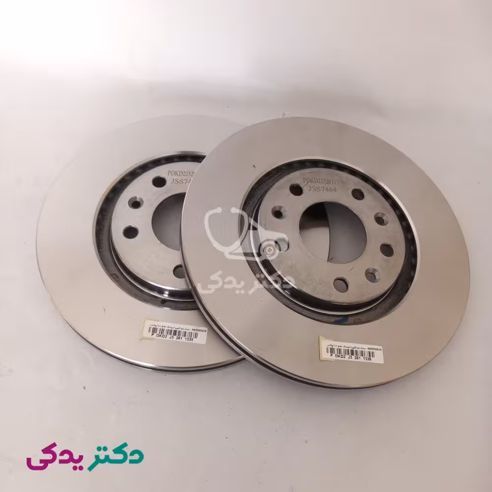 دیسک ترمز چرخ جلو دنا پلاس توربوشارژ (دست دو عددی) شرکتی ایساکو اصل 0670206499