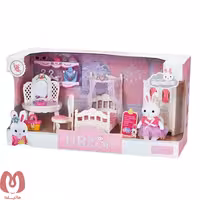 اسباب بازی خانه خرگوش با وسایل خواب کد 6616