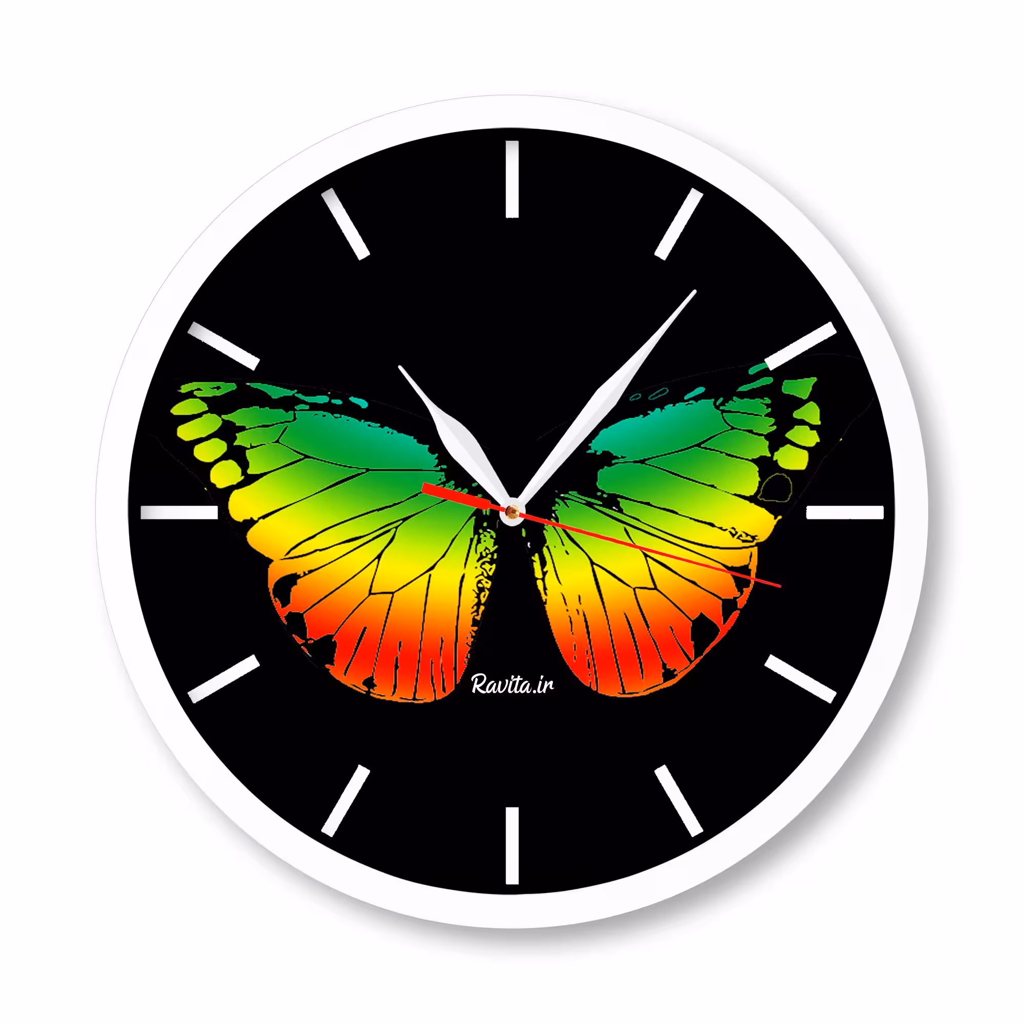ساعت‌های دیواری راویتا طرح پروانه 1840