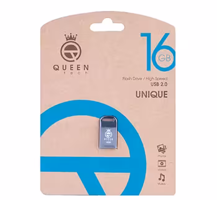 فلش مموری کوئین تک مدل UNIQUE ظرفیت 16 گیگابایت
