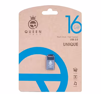 فلش مموری کوئین تک مدل UNIQUE ظرفیت 16 گیگابایت