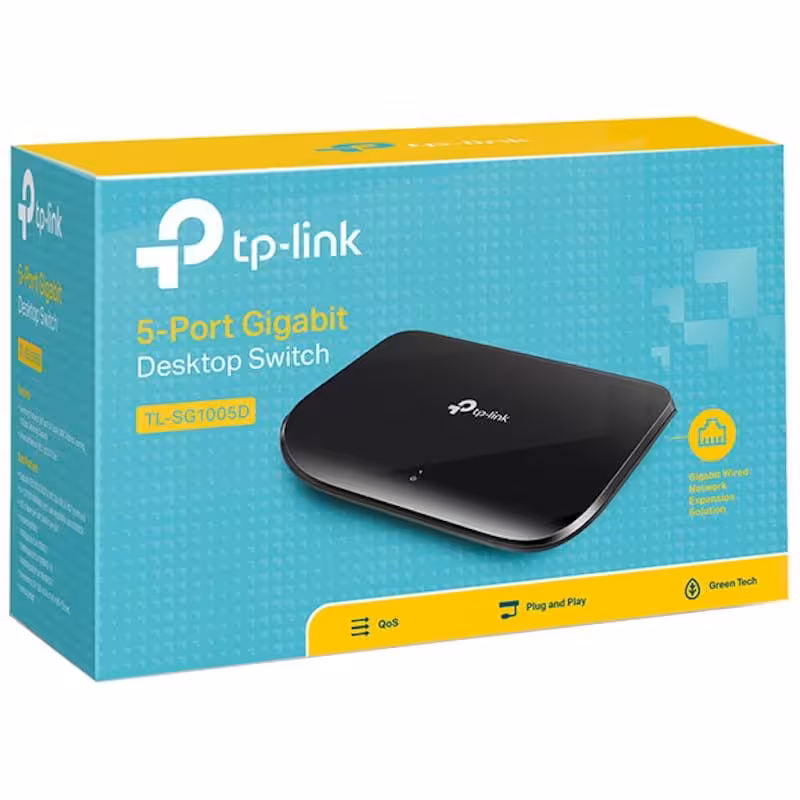 سوئیچ شبکه 5 پورت گیگابیت تی پی لینک مدل TP-Link SG1005D