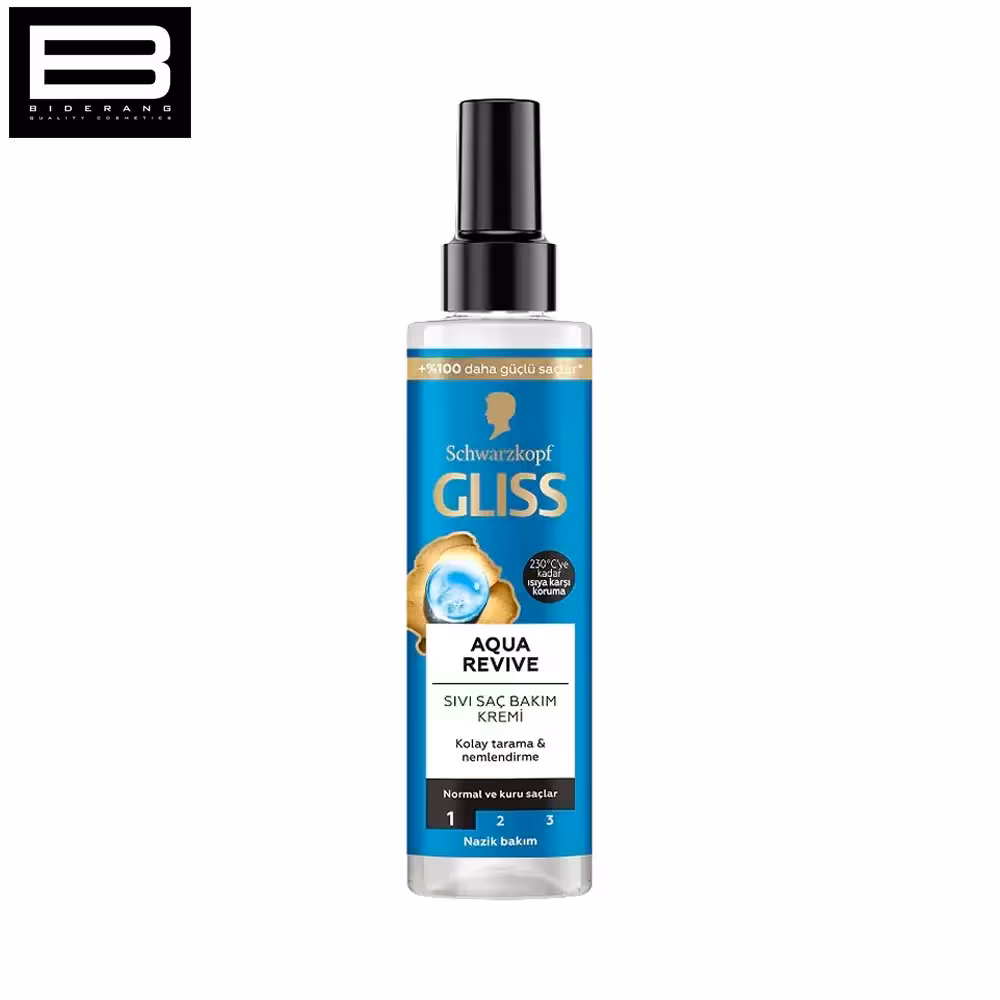 اسپری مو دو فاز گلیس مدل Aqua Revive حجم 200ml