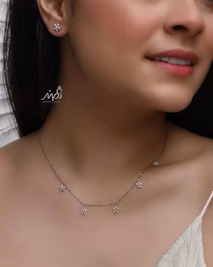 💍نیم ست آوبز دار (آويز ، گوشواره ) خاص و زیبا ، نقره عیار 925(N_4300)