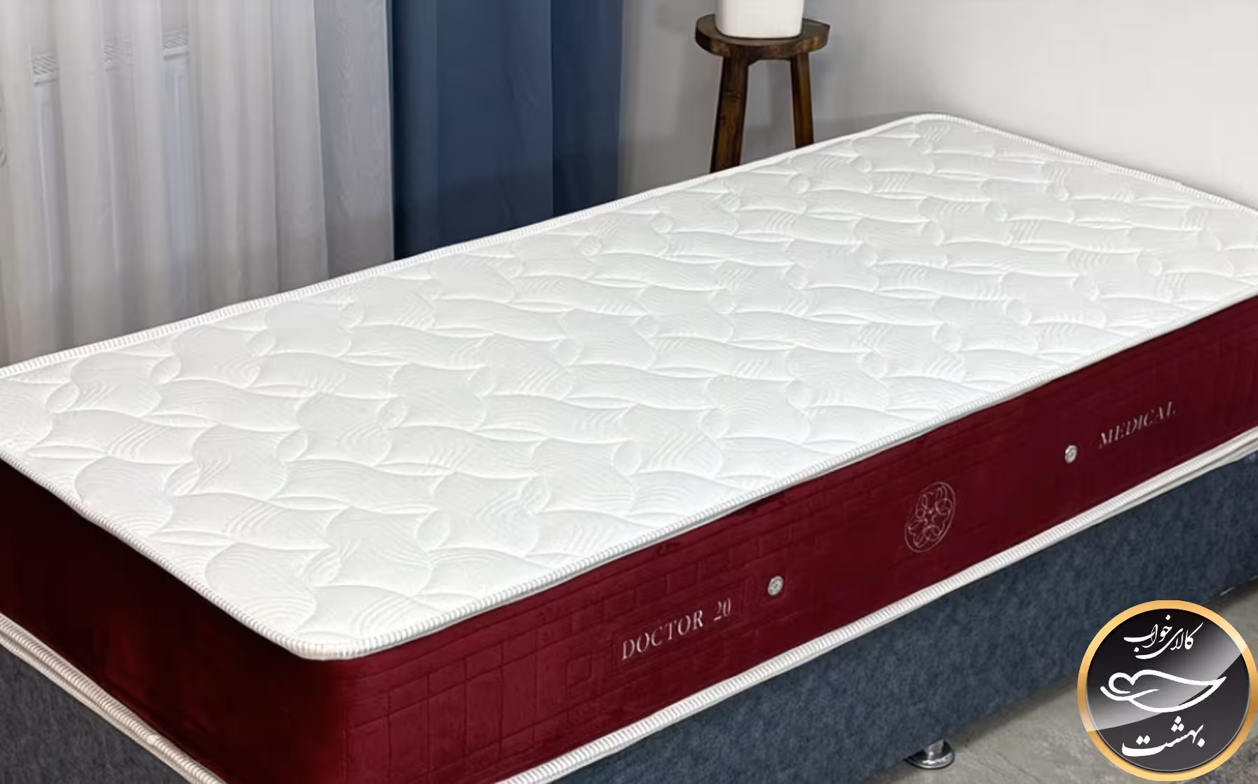 تشک مدیکال دونفره سایز 140x200 سانتی متر بدون مموری فوم (فول طبی ، بدون فنر)