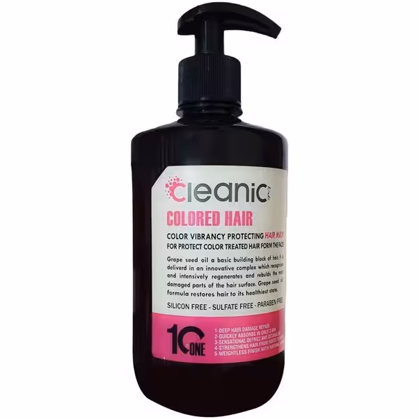 ماسک موی داخل حمام بدون سولفات موهای رنگ شده کلینیک کیندی 550 میل