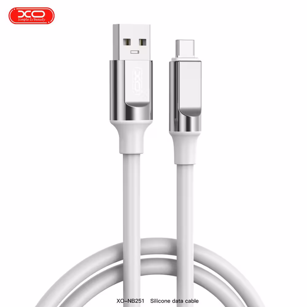 ارسال فوری   کابل شارژر اندروید XO NB251 6A USB-A TO USB-C