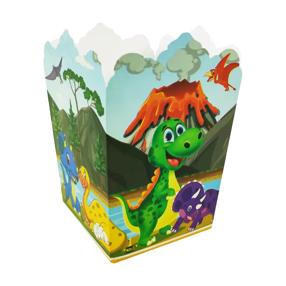 پاپ کورن تم تولد دایناسور