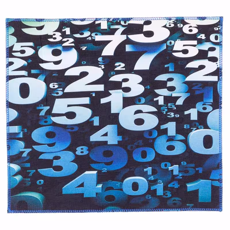 پد موس 24*27 طرح اعداد انگلیسی