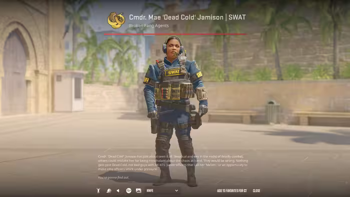 Cmdr. Mae ‘Dead Cold’ Jamison | SWAT