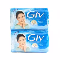 صابون جیو Giv مدل Refreshing Touch حاوی عصاره گل سوسن و بابونه 140 گرم بسته 4 عددی
