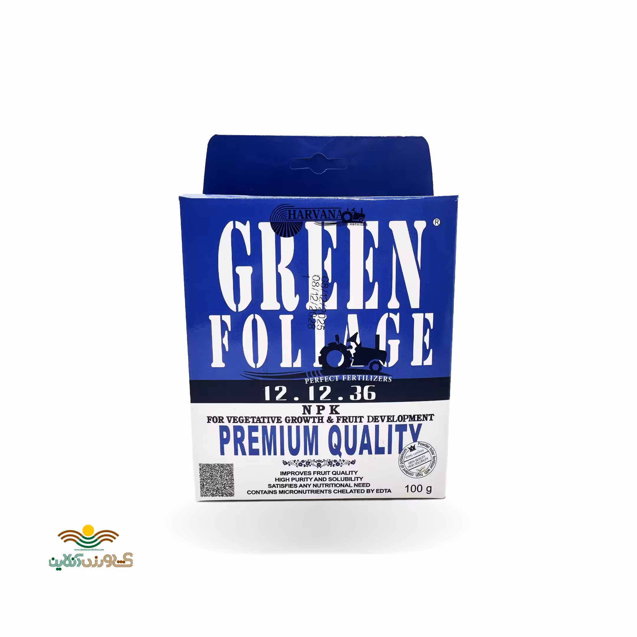 کود کامل 12.12.36 پودری گرین فولیج 100 گرمی هاروانا تحت لیسانس انگلستان