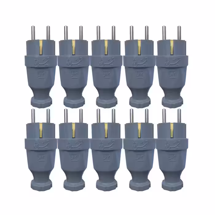 دوشاخه صنعتی تیراژه مدل S31 بسته 10 عددی | کالا مکس