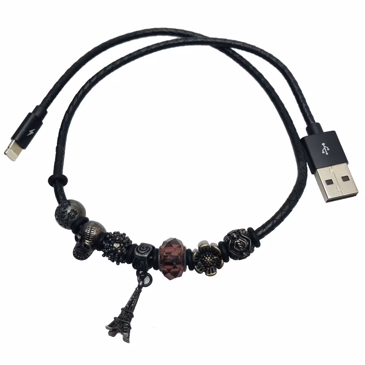 کابل تبدیل USB به لایتنینگ Remax مدل Jewellery طول 0.5 متر