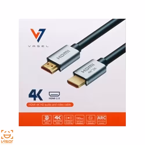 کابل HDMI 4K ورژن 2.0 واصل طول 3 متر