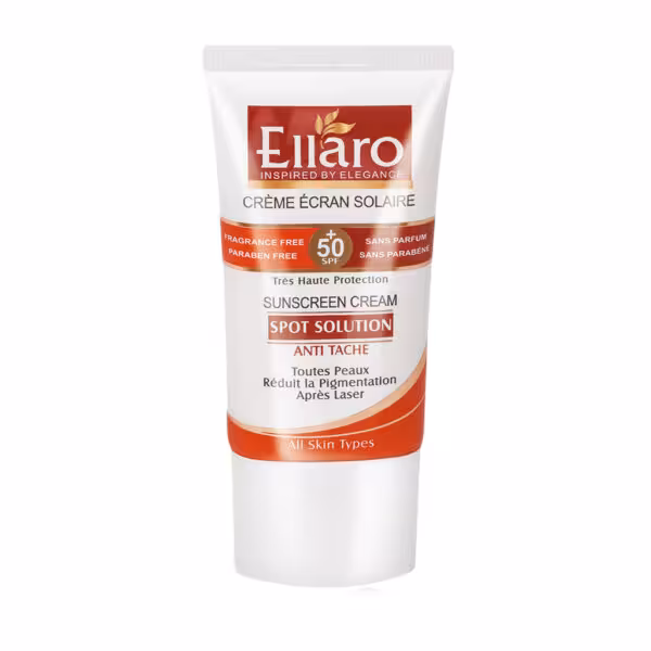 کرم ضد آفتاب‎ اسپات سولوشن الارو SPF50 مناسب انواع پوست 40 میلی لیتر