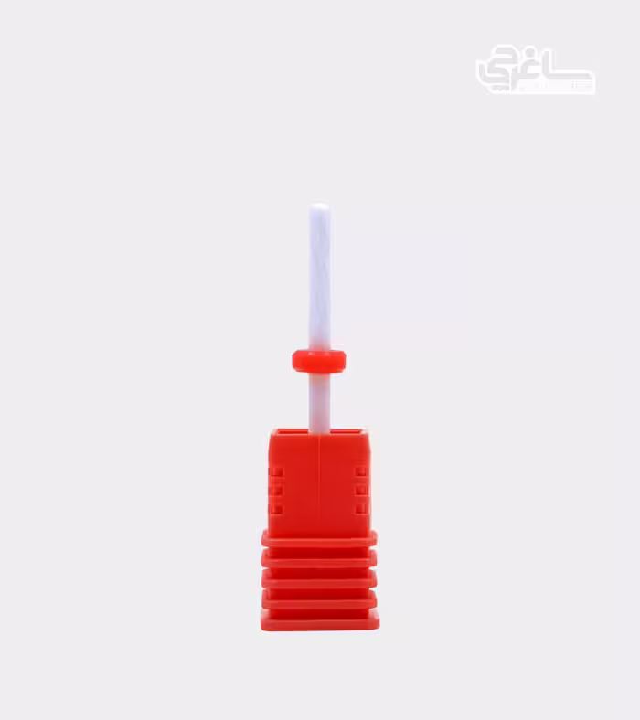 سر سوهان سرامیکی نوار قرمز میخی F small barrel ball کد 07