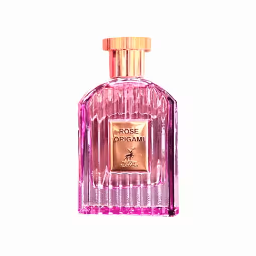 ادکلن الحمبرا مدل رز اوریگامی رایحه تام فورد کافه رز
