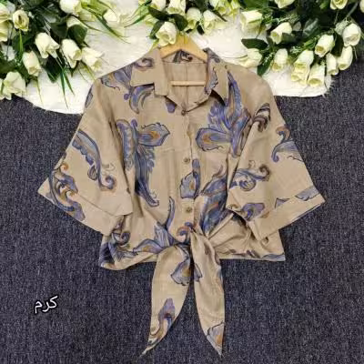 شومیز گره ای طرح ایتالیایی