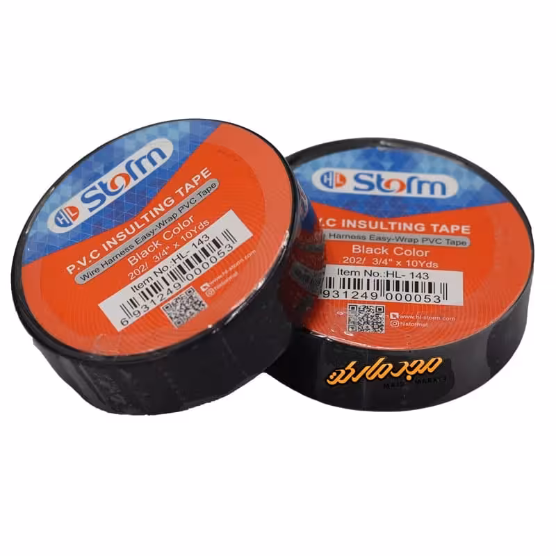 چسب برق مشکی استورم