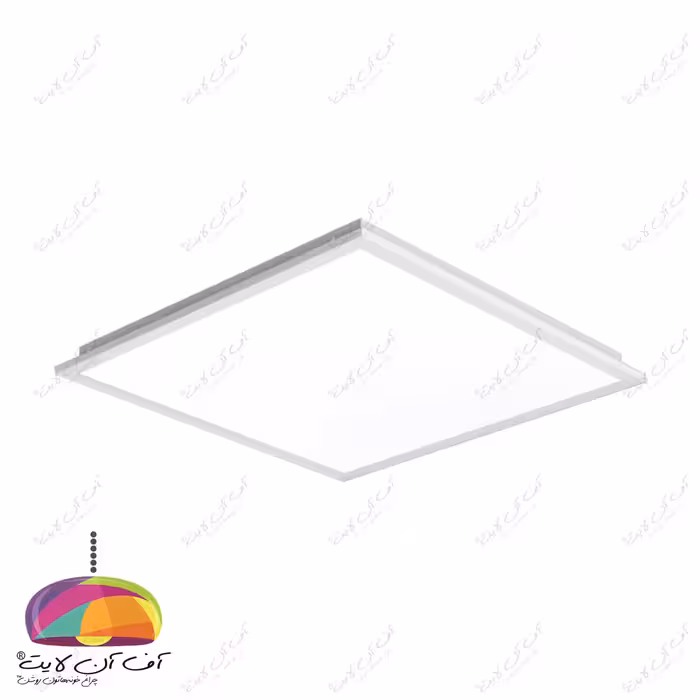 چراغ سقفی روکار لدیلوکس 52 وات با ديفيوزر شفاف مازی نور