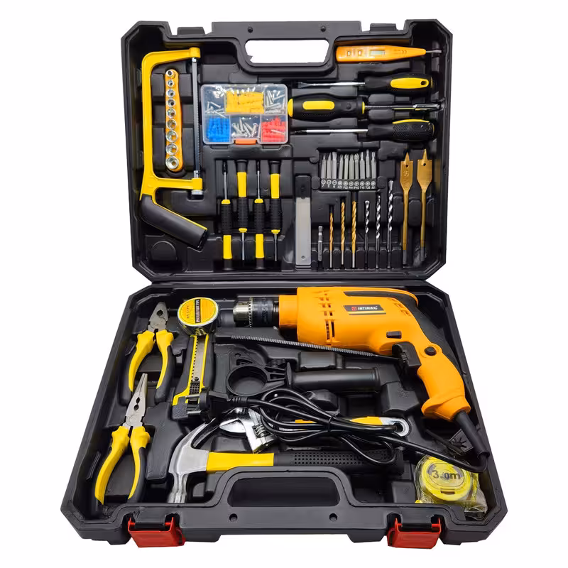 دریل چکشی صنعتی اینتیمکث مدل 0902 مجموعه 100 عددی | کالا مکس