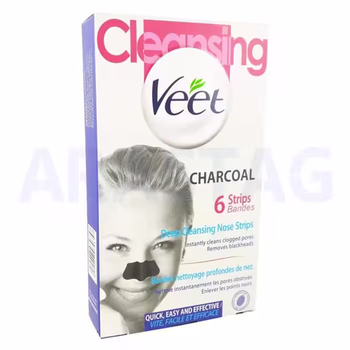 چسب‌ پاک کننده بینی ویت مدل Charcoal بسته 6 عددی