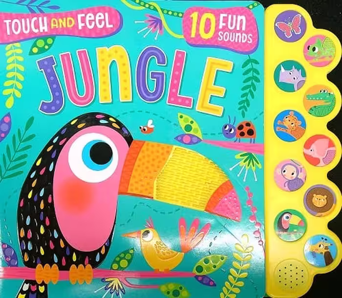 کتاب "Touch and feel Jungle" با 10 صدا