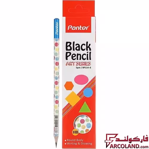 مداد پنتر مدل BP114 طرح Spot سری Art بسته 12 عددی