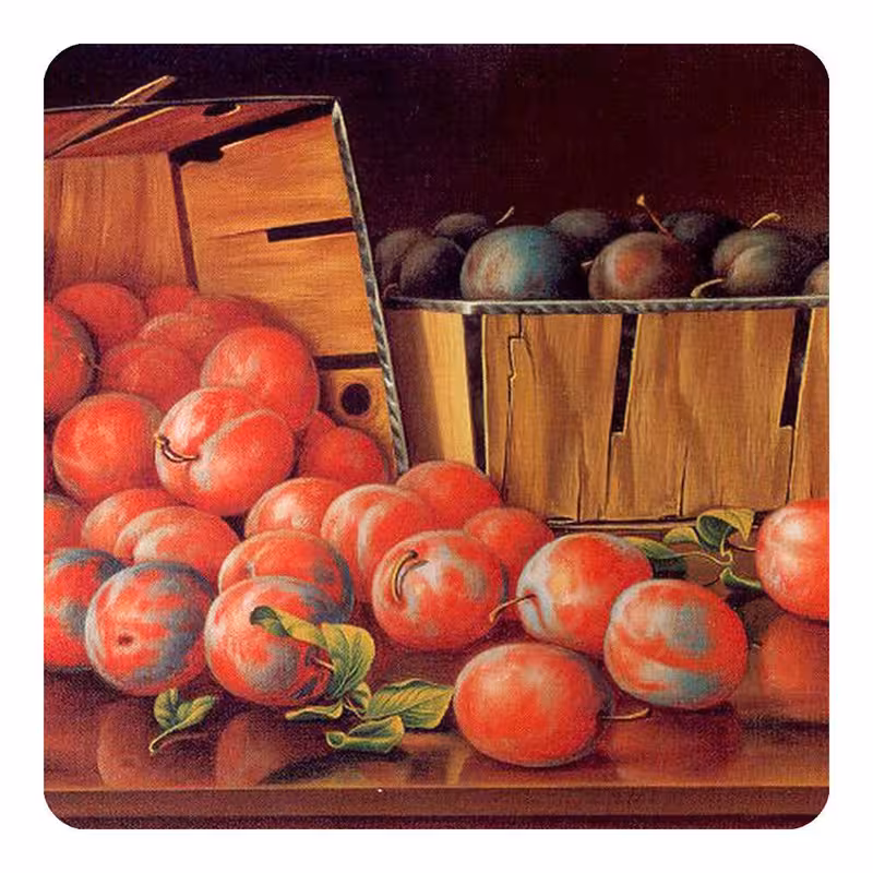مگنت طرح نقاشی رنگ روغن میوه مدل mg10424
