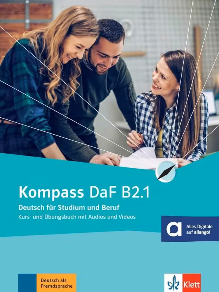 کامپس داف B2.1 | کتاب آلمانی Kompass DaF B2.1 (Kurs- und Übungsbuch)