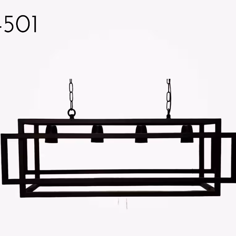 لوستر خطی فلزی