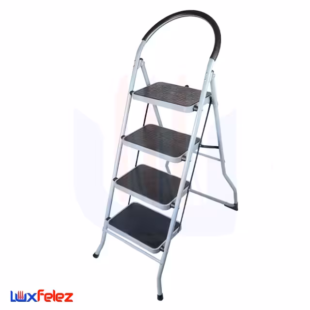 نردبان ایران پایه مدل صفحه پهن چهار پله