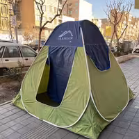 چادر مسافرتی 8 نفره مدل فنری جنس برنو سفارشی دوز با ارتفاع بلند و کف ضخیم کد 1