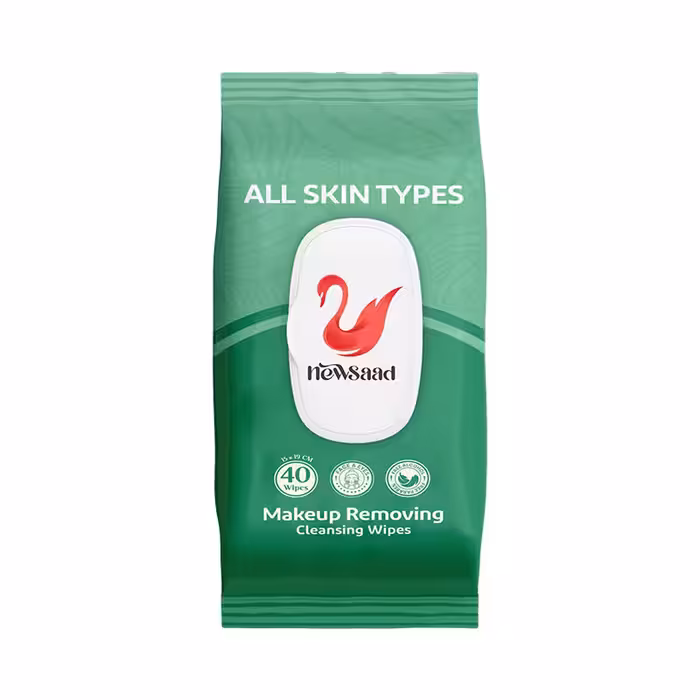 دستمال آرایش پاک کن آبرسان و جوان ساز 40 برگی All Skin کپ دار نیوساد